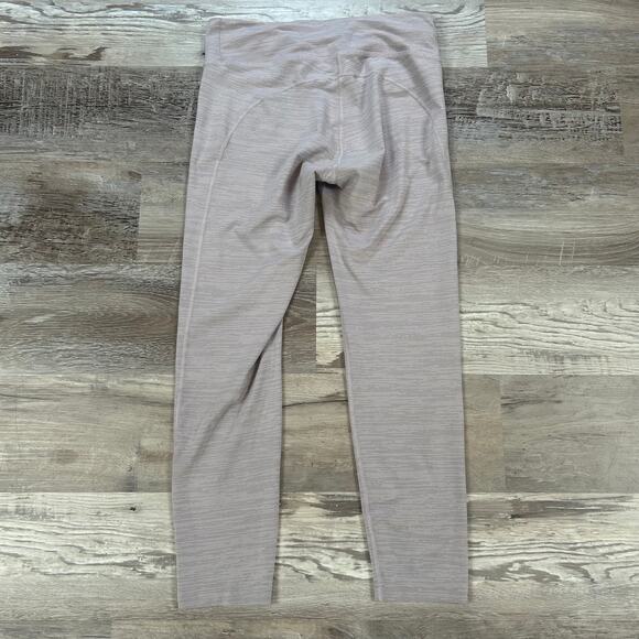 Outdoor Voices 7/8 Leggings Dusty Lavender Stripe High Rise TechSweat M - Picture 3 of 7